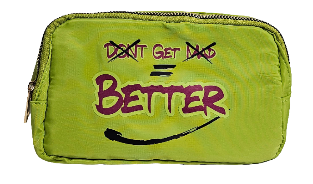 DONT GET MAD GET BETTER BAG(NEON GREEN)