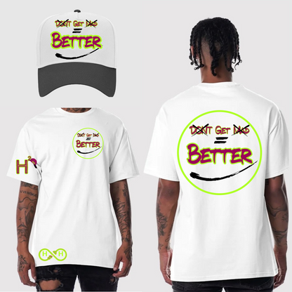 Don't Get Mad Get Better Tee - Neon